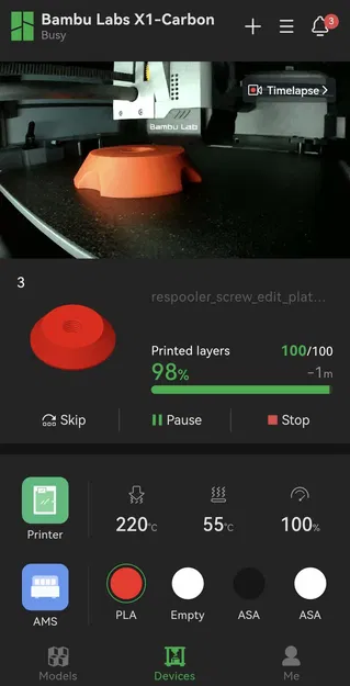 Dụng cụ quấn lại filament (cho spool lỗ tâm lớn hơn) - Image 7