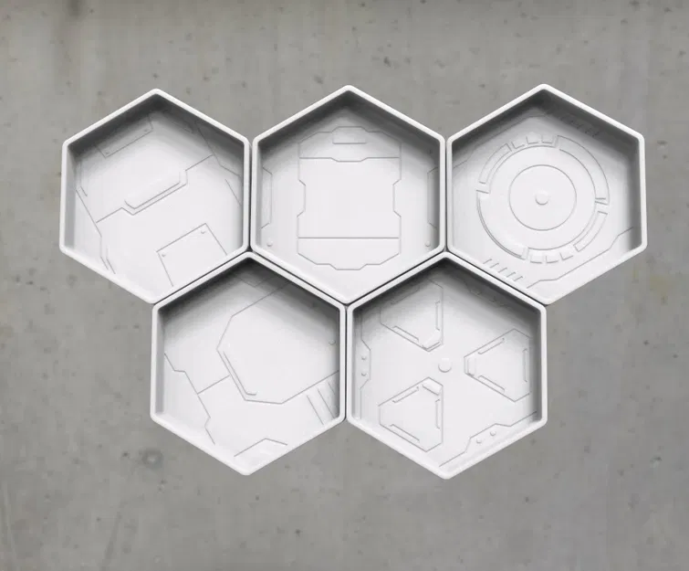 Khay phân loại liên kết dạng tổ ong – phong cách Gunpla - Image 3