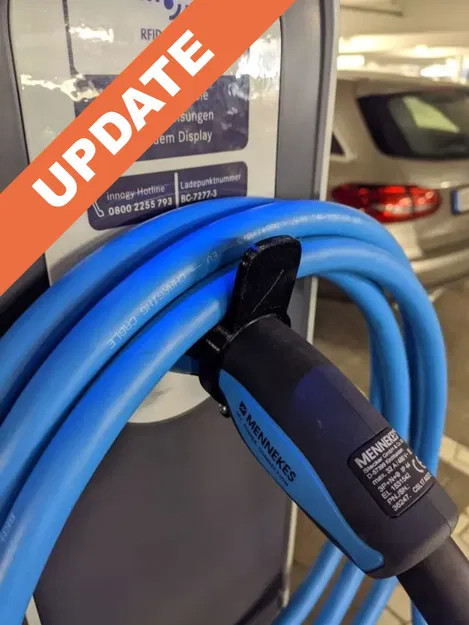 Bracket treo cáp sạc EV Typ 2 (Mennekes/BMW/Jetty) - Image 1