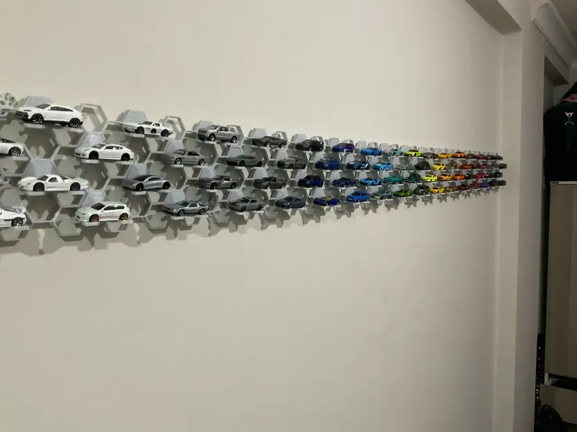 Kệ Treo Tường Tổ Ong Cho Xe Hotwheels Không Giới Hạn - Image 1