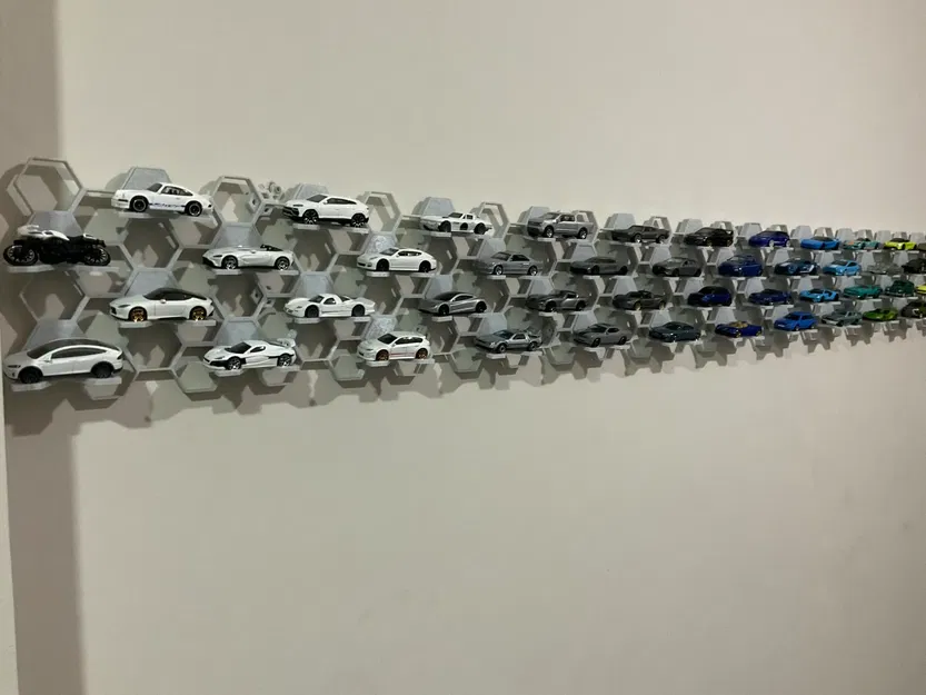 Kệ Treo Tường Tổ Ong Cho Xe Hotwheels Không Giới Hạn - Image 3