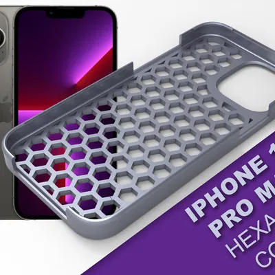 iPhone 13 Pro Max - Ốp lưng (Cover Case) thiết kế Hexagon