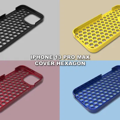 iPhone 13 Pro Max - Ốp lưng (Cover Case) thiết kế Hexagon