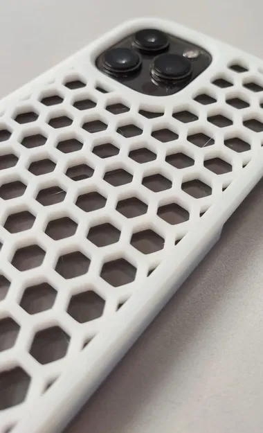 iPhone 13 Pro Max - Ốp lưng (Cover Case) thiết kế Hexagon - Image 4