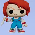 Mô Hình Chucky Halloween Funko - In 3D Búp Bê Kinh Dị - Thumbnail 1
