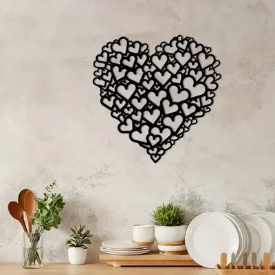 Tranh Trái Tim Lớn Treo Tường Nghệ Thuật | Quà Tặng Ý Nghĩa