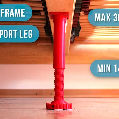 Chân Đỡ Giường 3D Tùy Chỉnh Chiều Cao 14cm - 30cm