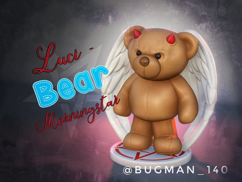 Luci-BEAR Morningstar – Gấu quỷ đáng yêu - Image 1
