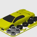 Kit Card Lamborghini Diablo SV (tỉ lệ 1:24) - Thumbnail 2