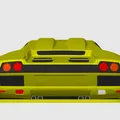 Kit Card Lamborghini Diablo SV (tỉ lệ 1:24) - Thumbnail 5