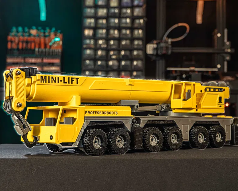 DIY RC Crane – Cần cẩu RC tự làm (in 3D) - Image 1