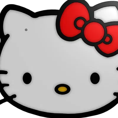 Mô Hình Hello Kitty 3D Dễ Thương