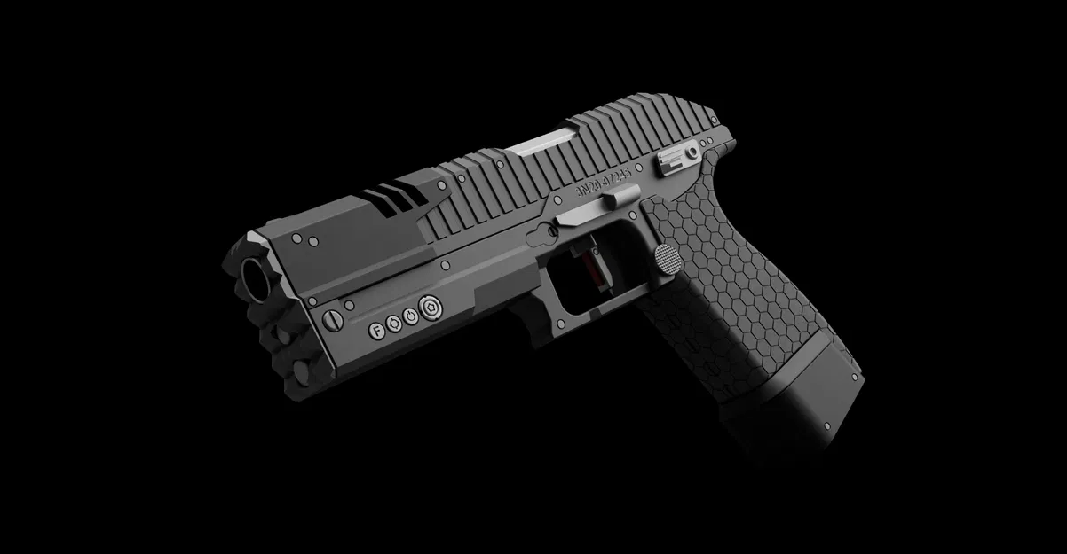 APEX LEGENDS P2020 – Bộ prop model-kit in 3D - Image 3