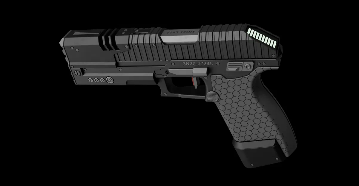 APEX LEGENDS P2020 – Bộ prop model-kit in 3D - Image 4