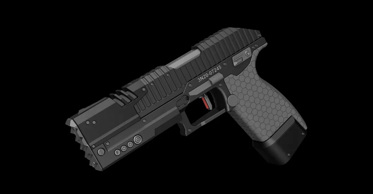 APEX LEGENDS P2020 – Bộ prop model-kit in 3D - Image 7