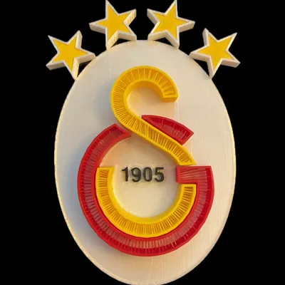 Tạo Mô Hình 3D Logo Galatasaray "GS" Độc Đáo