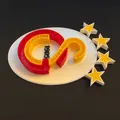 Tạo Mô Hình 3D Logo Galatasaray "GS" Độc Đáo - Thumbnail 5