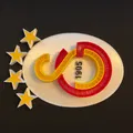 Tạo Mô Hình 3D Logo Galatasaray "GS" Độc Đáo - Thumbnail 7