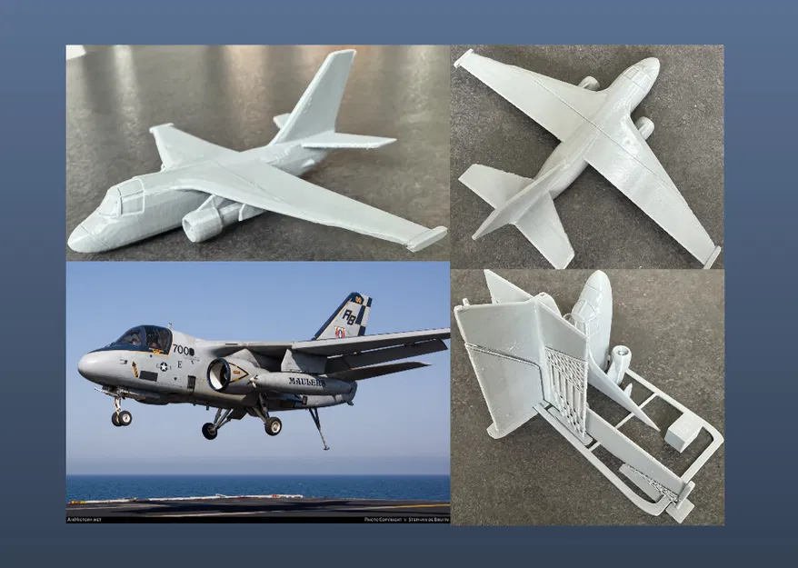 Mô Hình Máy Bay Lockheed S-3 Viking Tỉ Lệ Thu Nhỏ - Image 1