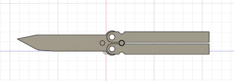 Mô Hình Dao Bướm 3D - Kelebek Bıçak Độc Đáo - Image 1