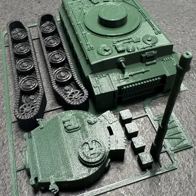 Kit card xe tăng Panzerkampfwagen VI Tiger (Tiger tank kit card)