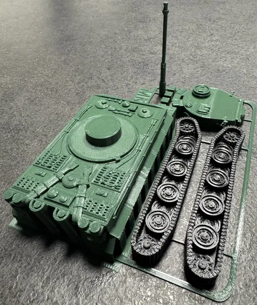 Kit card xe tăng Panzerkampfwagen VI Tiger (Tiger tank kit card) - Image 5