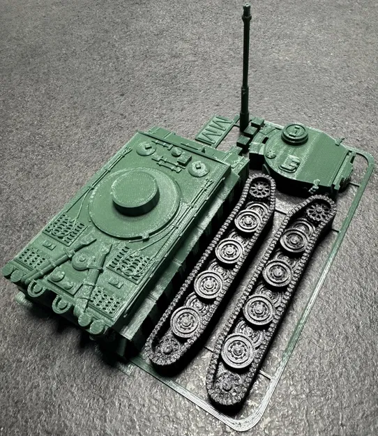 Kit card xe tăng Panzerkampfwagen VI Tiger (Tiger tank kit card) - Image 6