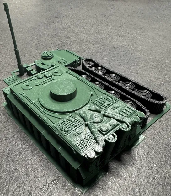 Kit card xe tăng Panzerkampfwagen VI Tiger (Tiger tank kit card) - Image 8