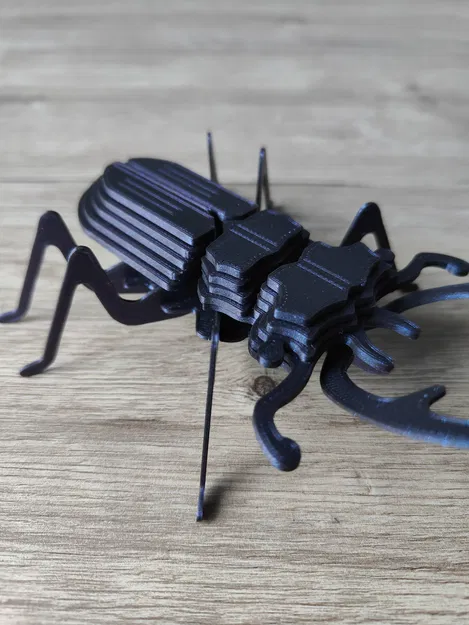 Mô hình Bọ Cánh Cứng Sừng Hươu lắp ráp (Stag Beetle Buildable Animal Figure) - Image 3