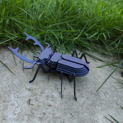 Mô hình Bọ Cánh Cứng Sừng Hươu lắp ráp (Stag Beetle Buildable Animal Figure)