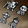 Bộ Chó Set 2 - Móc Khóa Halloween Skeleton - Thumbnail 2