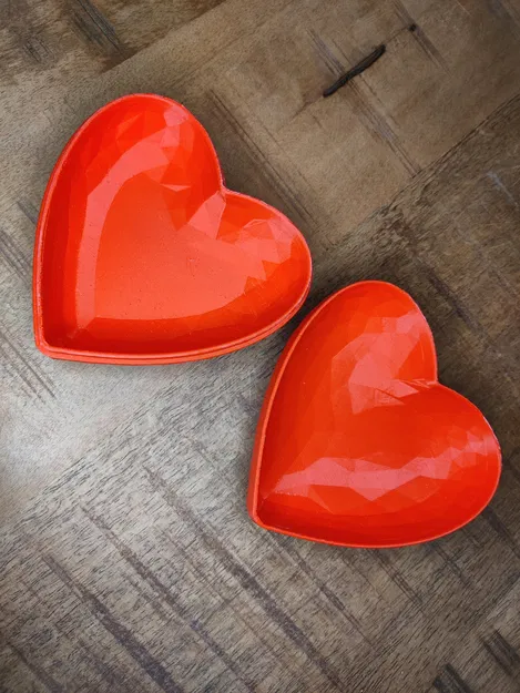 Hộp Valentine Low Poly (hình trái tim) - Image 4