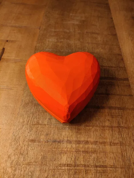 Hộp Valentine Low Poly (hình trái tim) - Image 7