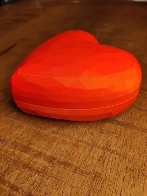 Hộp Valentine Low Poly (hình trái tim) - Image 8