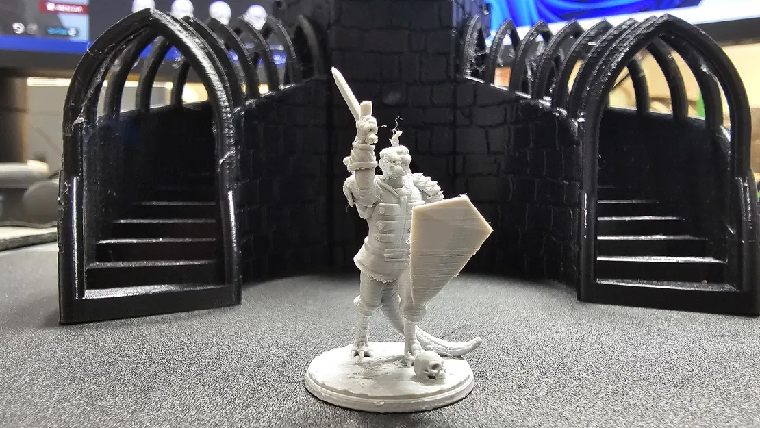 Chiến binh Dragonborn (nam) - Dragonborn Male Fighter - Image 2