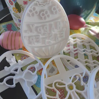 Khuôn Cắt Bánh Quy Trứng Phục Sinh (Easter Egg Cookie Cutters)