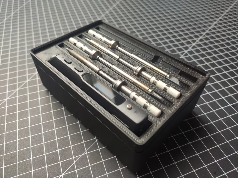 Khay Đựng Mỏ Hàn TS100 và Phụ Kiện (Gridfinity) - Image 1