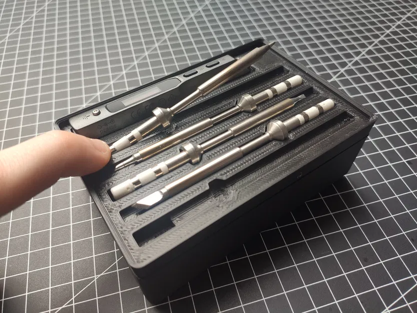 Khay Đựng Mỏ Hàn TS100 và Phụ Kiện (Gridfinity) - Image 3