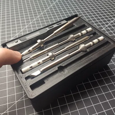 Khay Đựng Mỏ Hàn TS100 và Phụ Kiện (Gridfinity)