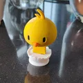 Chick Springie – Gà con bobblehead springie dễ thương - Thumbnail 1