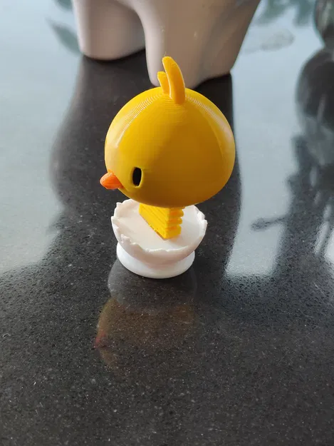 Chick Springie – Gà con bobblehead springie dễ thương - Image 3