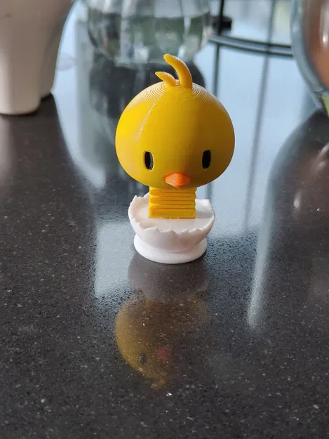 Chick Springie – Gà con bobblehead springie dễ thương - Image 4