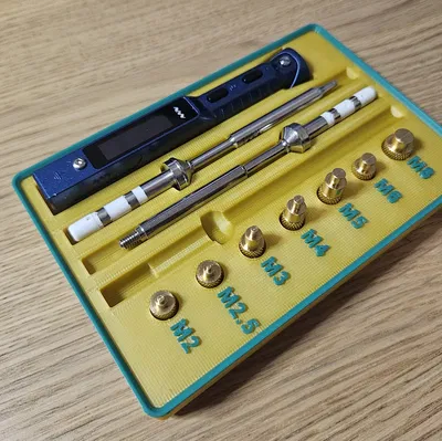 Hộp đựng đầu hàn TS101 và ốc vít Gridfinity