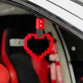 Tsurikawa Trái Tim Pixel - Trang Trí Xe Độc Đáo - Thumbnail 6