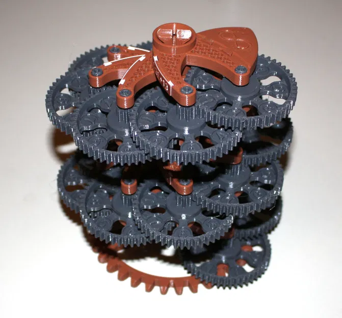 Infinity machine – Mô hình bánh răng tỉ số truyền cực lớn - Image 1