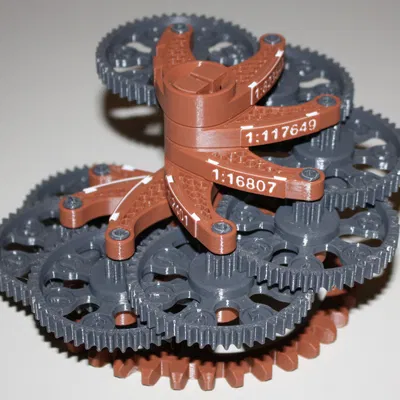 Infinity machine – Mô hình bánh răng tỉ số truyền cực lớn