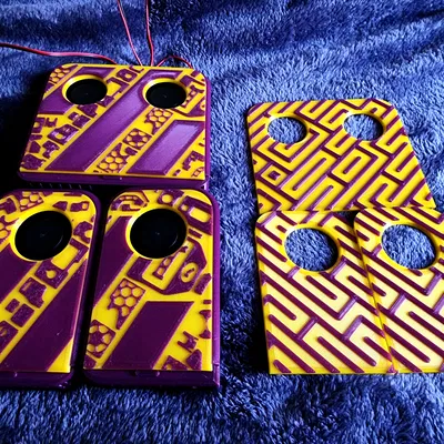 Nắp Lọc 3D Cho Voron & Maze - Họa Tiết Độc Đáo