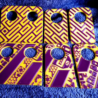 Nắp Lọc 3D Cho Voron & Maze - Họa Tiết Độc Đáo