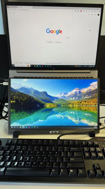 Giá đỡ màn hình di động 3D cho laptop - Tối ưu không gian bàn làm việc - Image 1