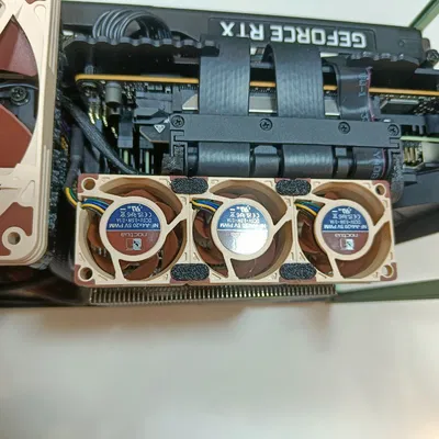 Bộ kit gá quạt Noctua NF-A4x20/A4x10 trên/dưới CPU cooler cho Fractal Terra (vị trí 1)